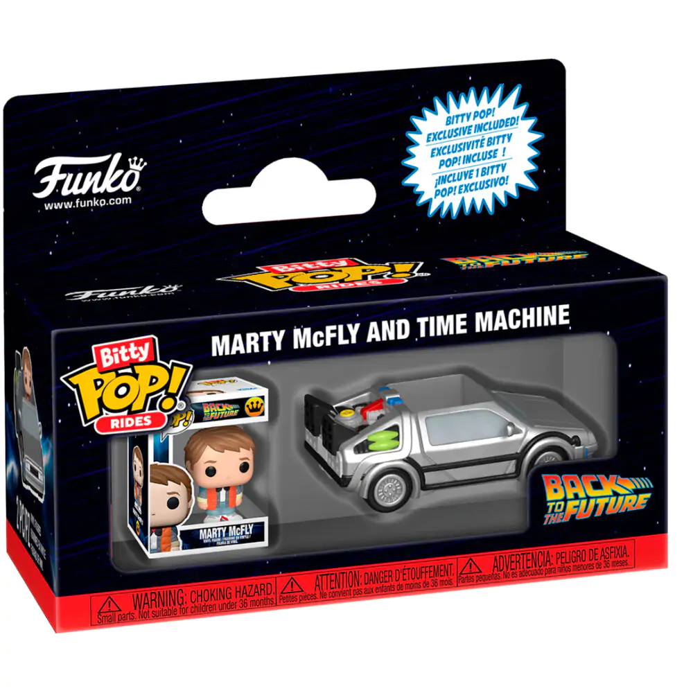 Bitty Funko POP figúrka Ride Back to the Future Time Machine produktová fotografia