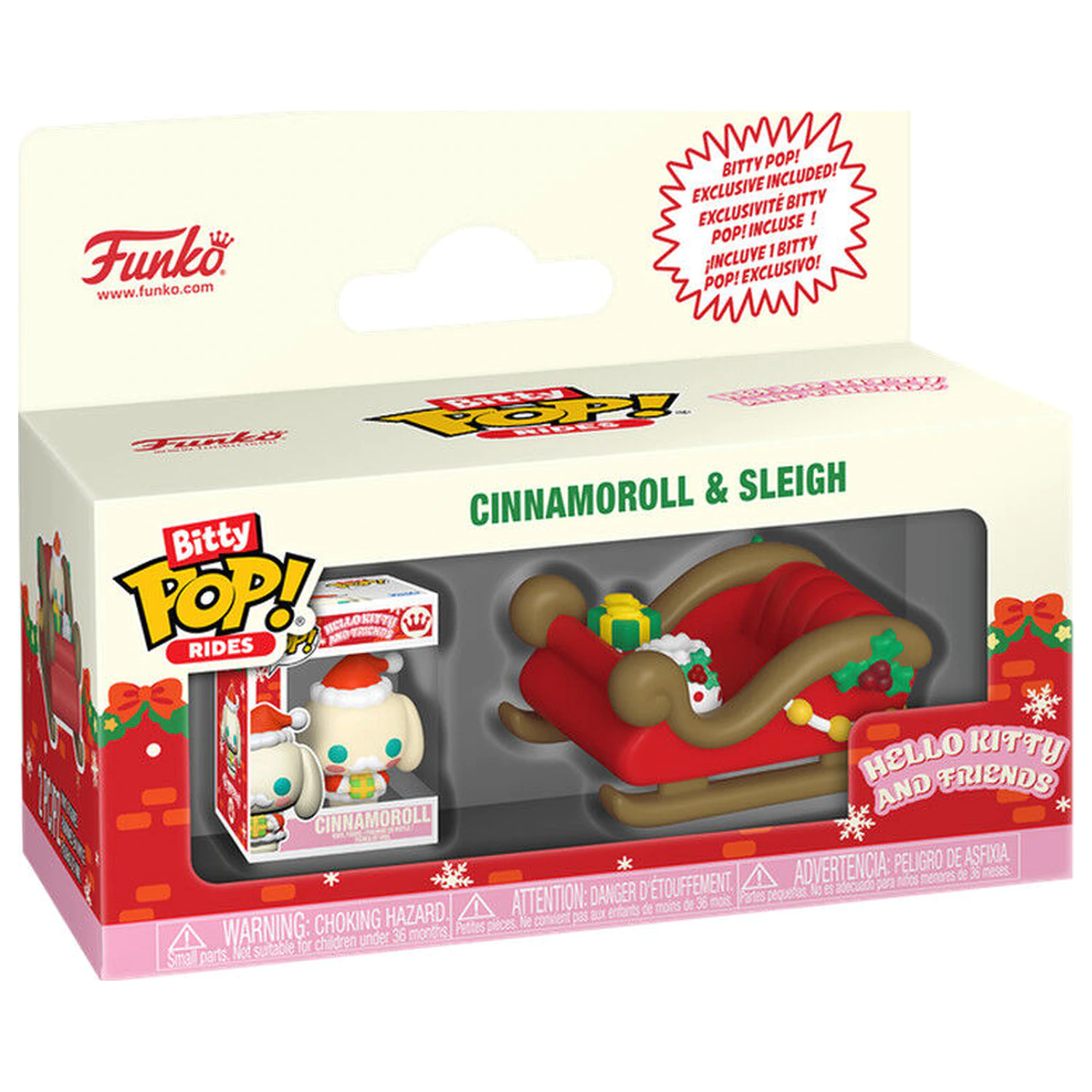 Bitty Funko POP figúrka Ride Cinnamoroll and Sleigh produktová fotografia