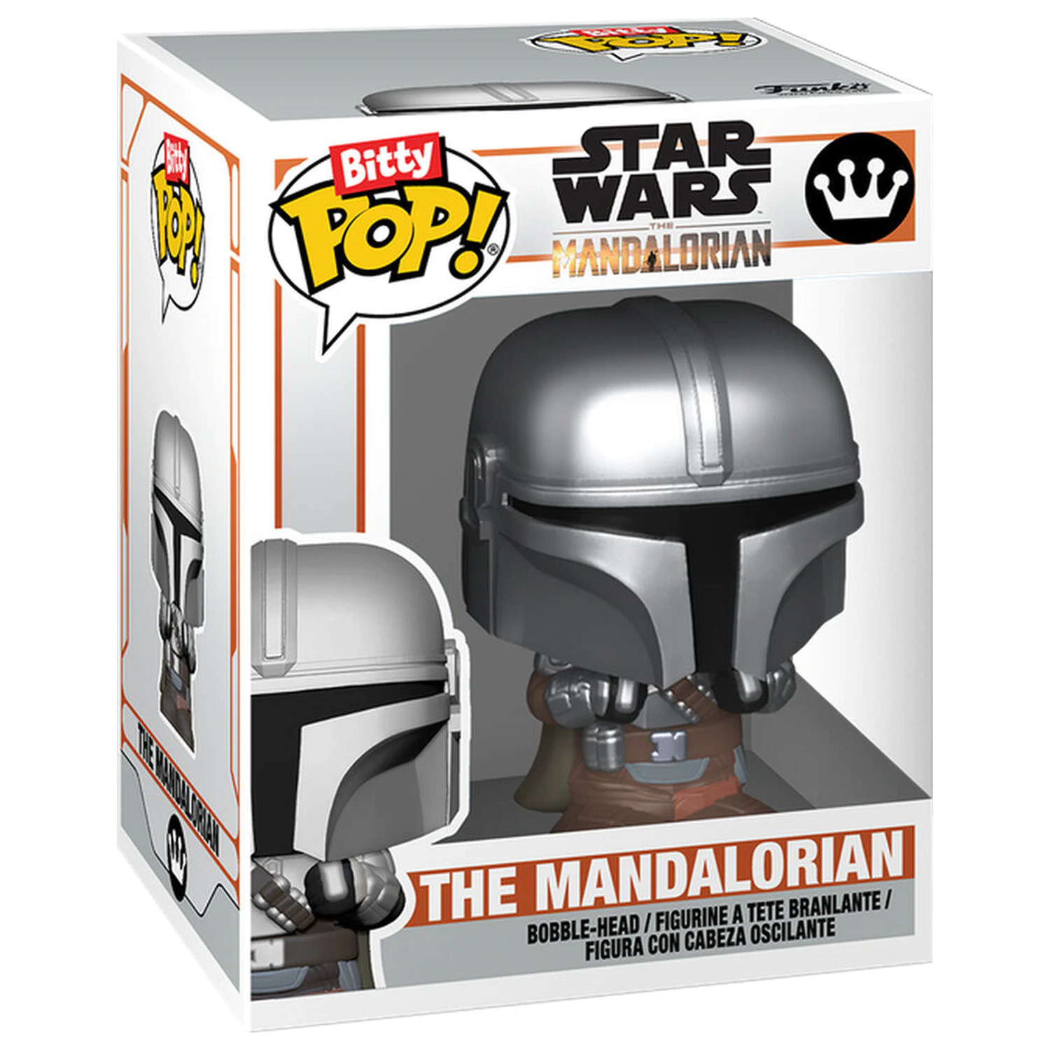 Bitty Funko POP figúrka Jazda Star Wars The Mandalorian In N1 Starfighter With Grogu produktová fotografia