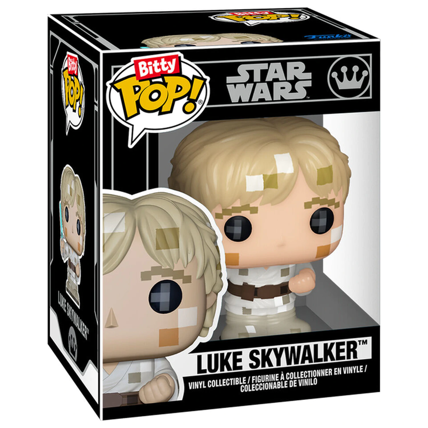 Bitty Funko POP figúrka Star Wars 8 Bit Luke Skywalker & Arcade Case produktová fotografia