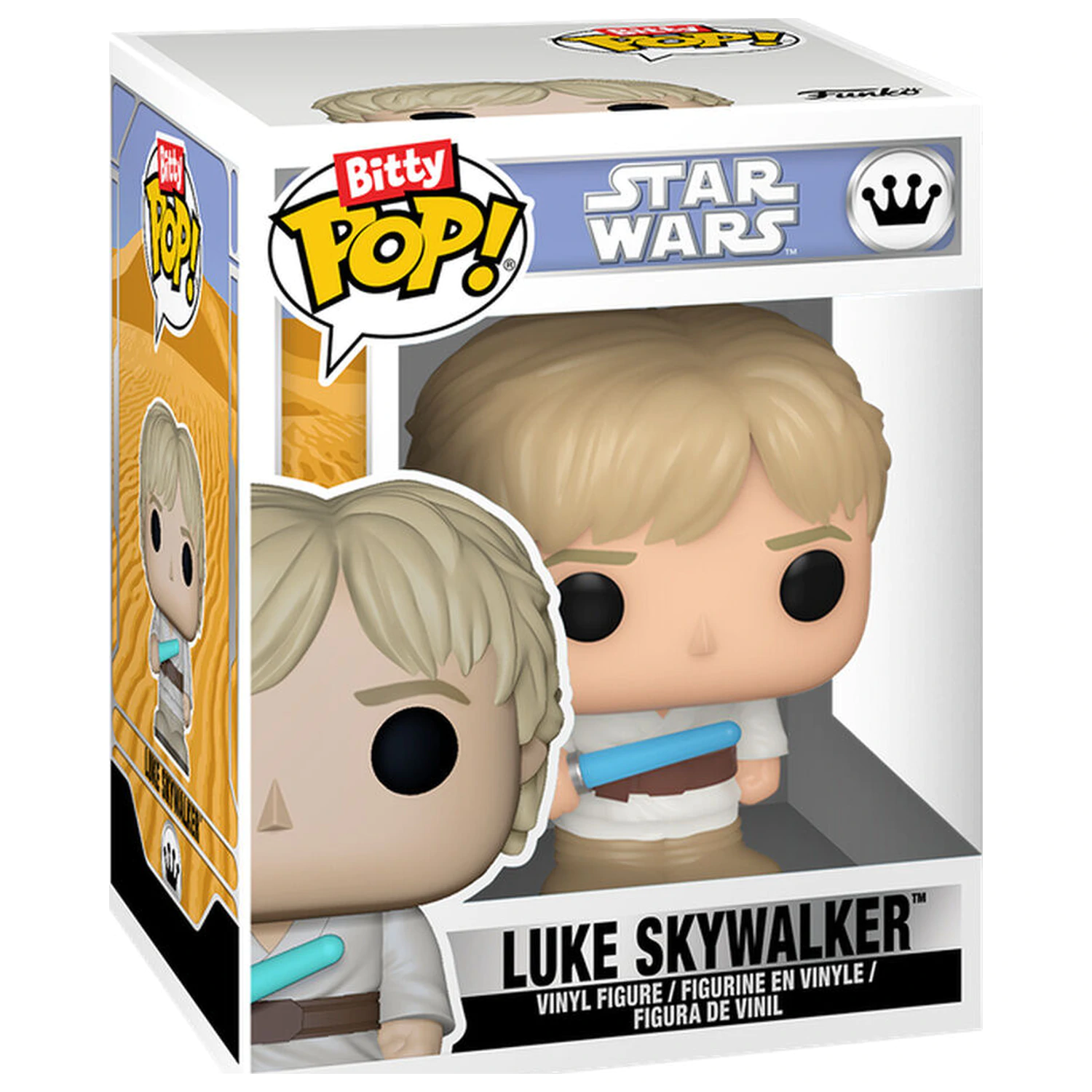 Bitty Funko POP figúrka Star Wars 8 Bit Luke Skywalker & Arcade Case produktová fotografia