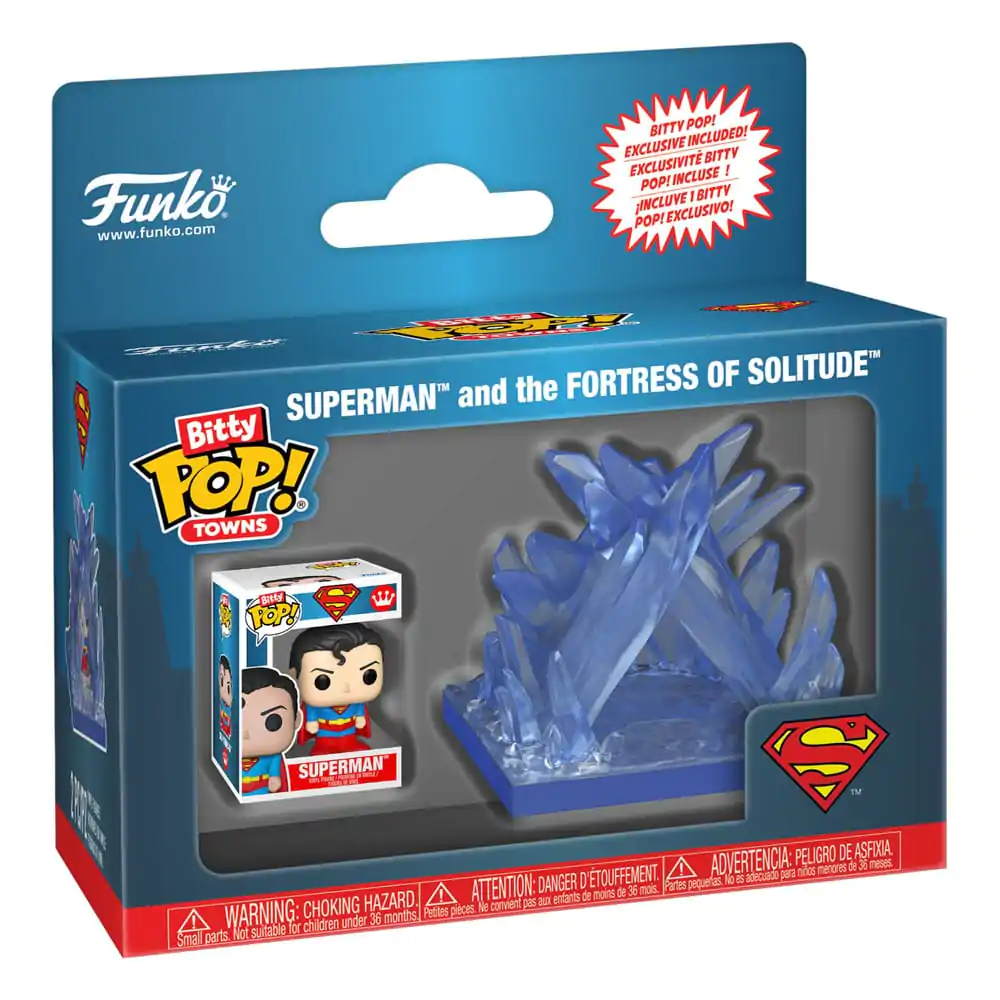 Bitty Funko POP figúrka Town DC Comics Superman Fortress of Solitude produktová fotografia