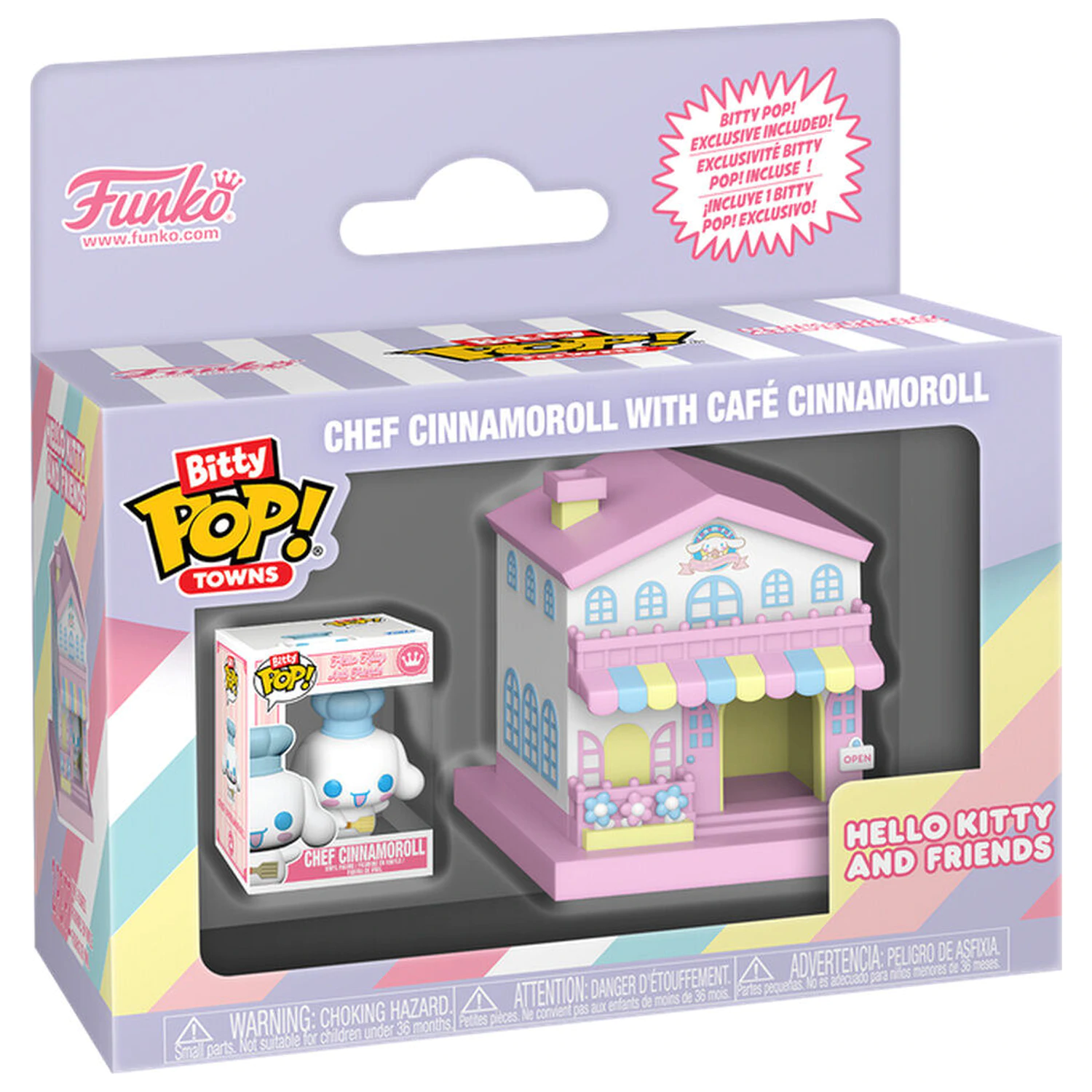 Bitty Funko POP figúrka Town Hello Kitty and Friends Chef Cinnamoroll With Cafe Cinnamoroll produktová fotografia