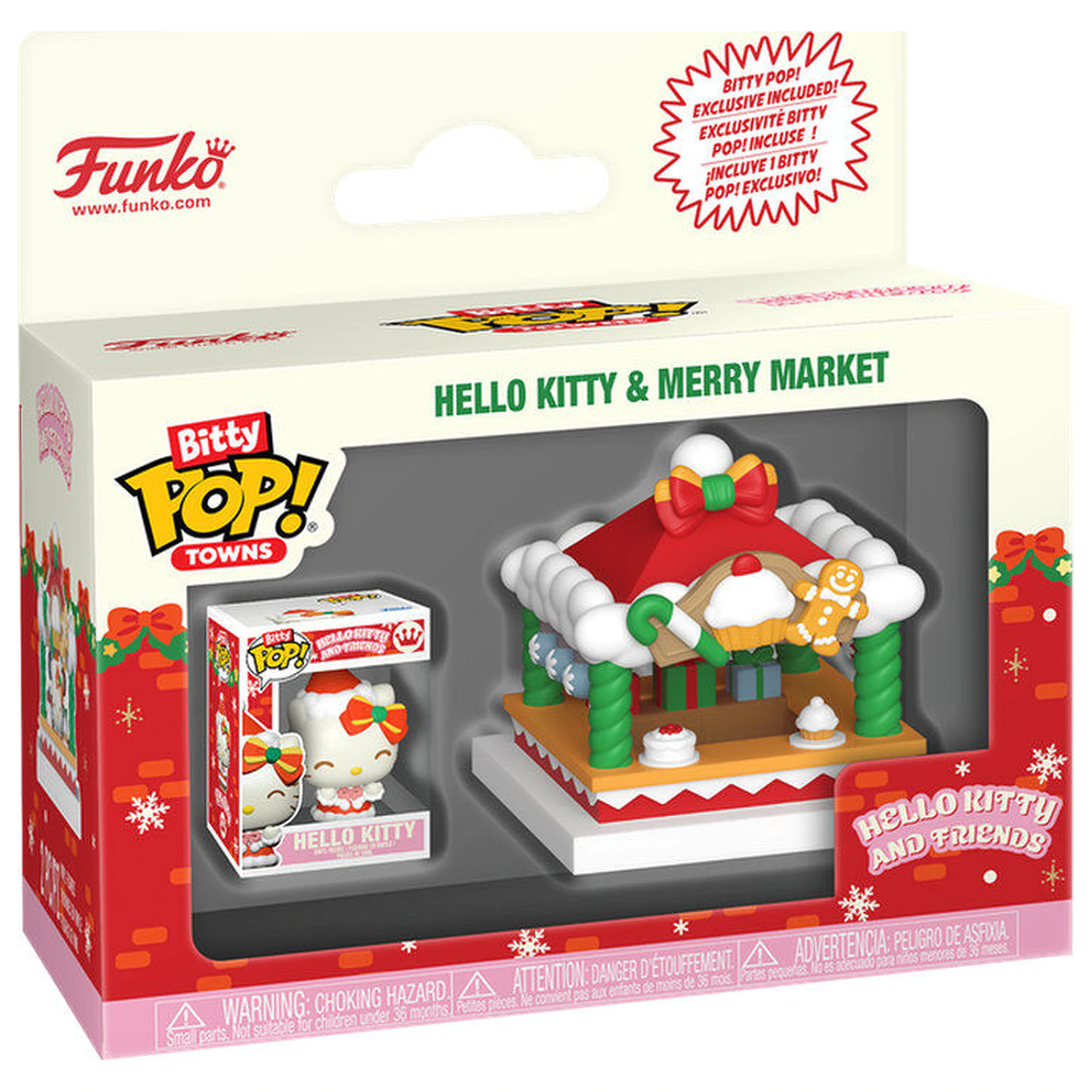 Bitty Funko POP figúrka Town Hello Kitty and Merry Market produktová fotografia