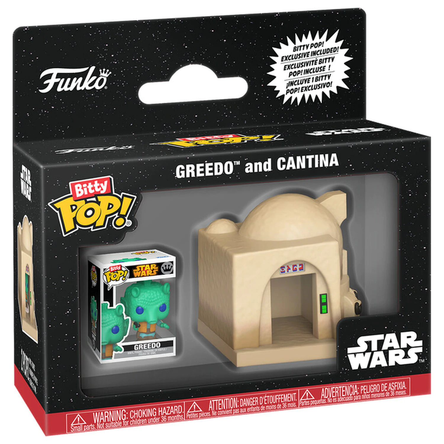 Bitty Funko POP figúrka Town Star Wars Greedo a Cantina produktová fotografia
