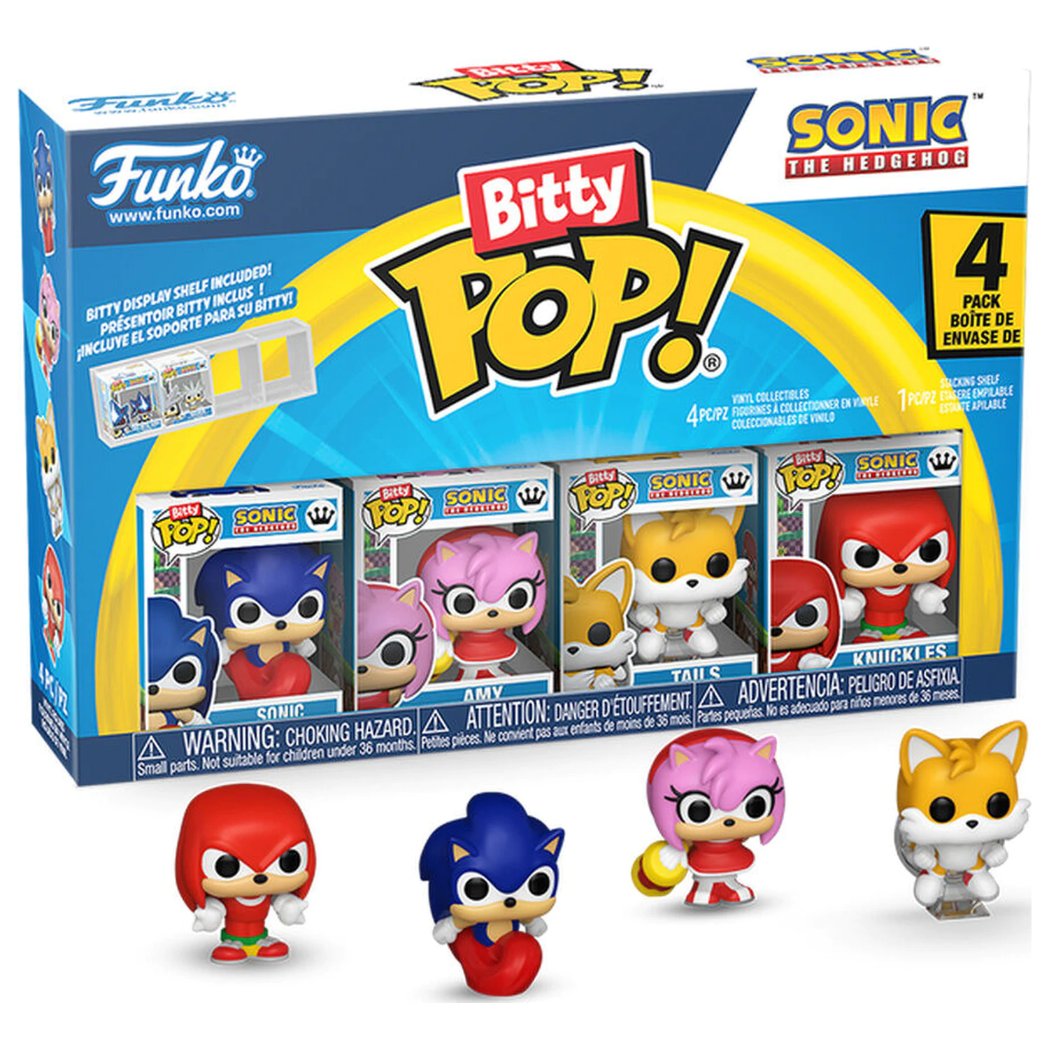 Bitty Funko POP figúrky Sonic The Hedgehog produktová fotografia