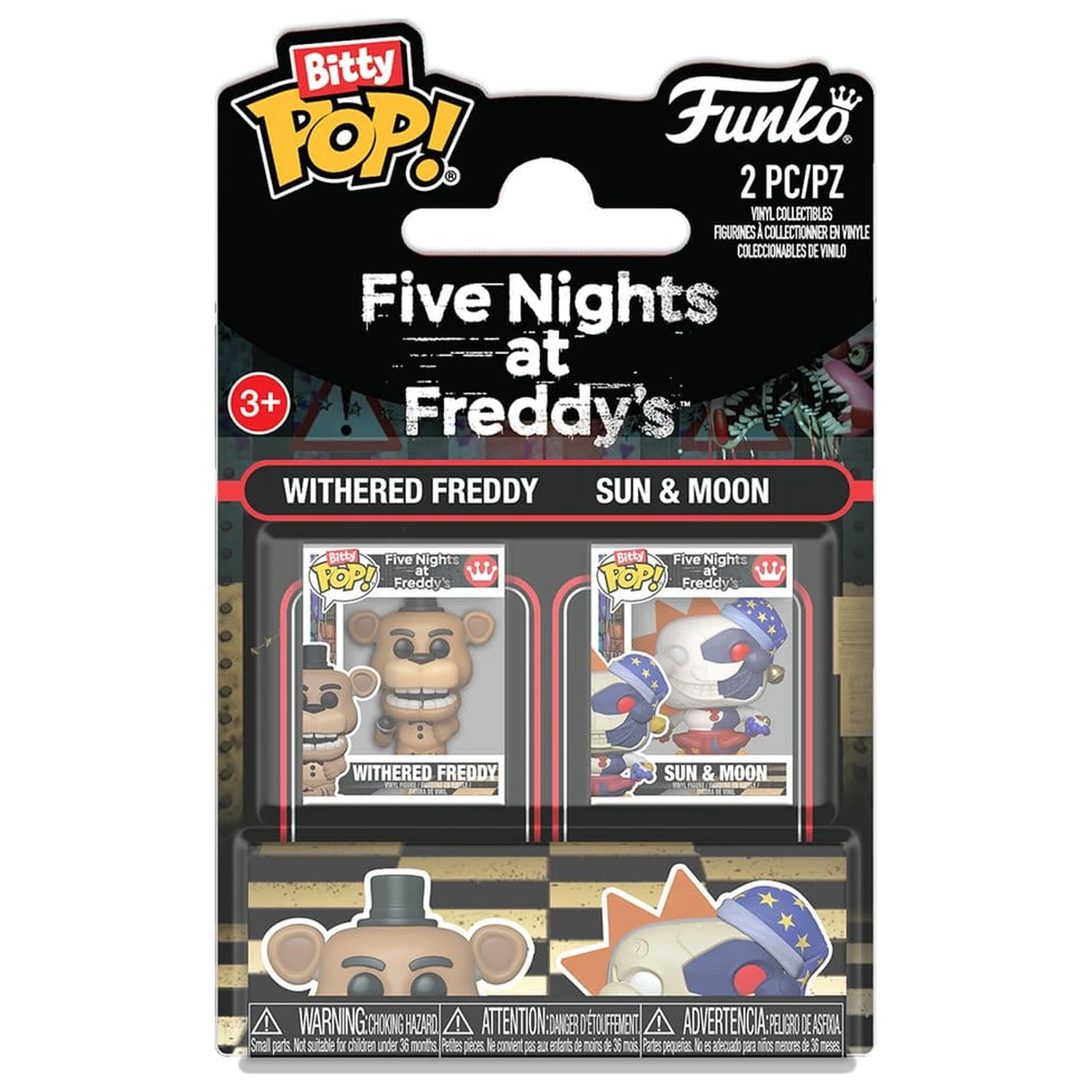 Bitty Funko POP figúrky balenie Five Nights at Freddys Withered Freddy - Sun & Moon produktová fotografia