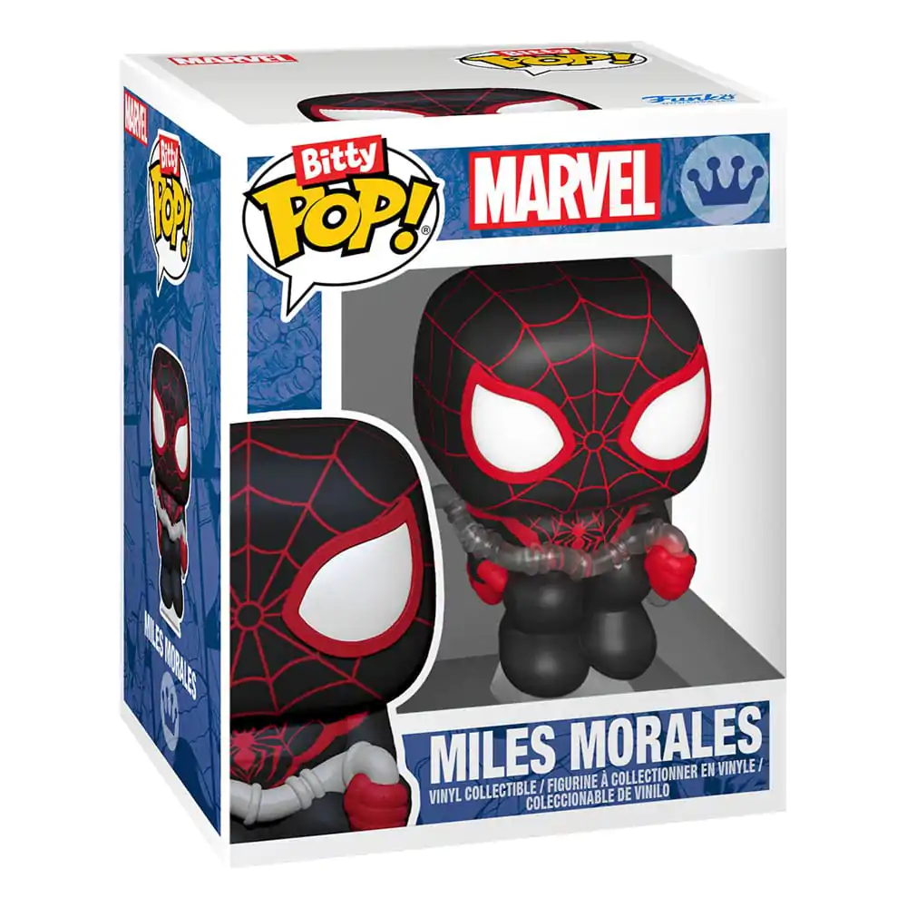 Bitty Funko POP Marvel Spider-Man Miles Vinyl Figure 4-balenie Morales produktová fotografia