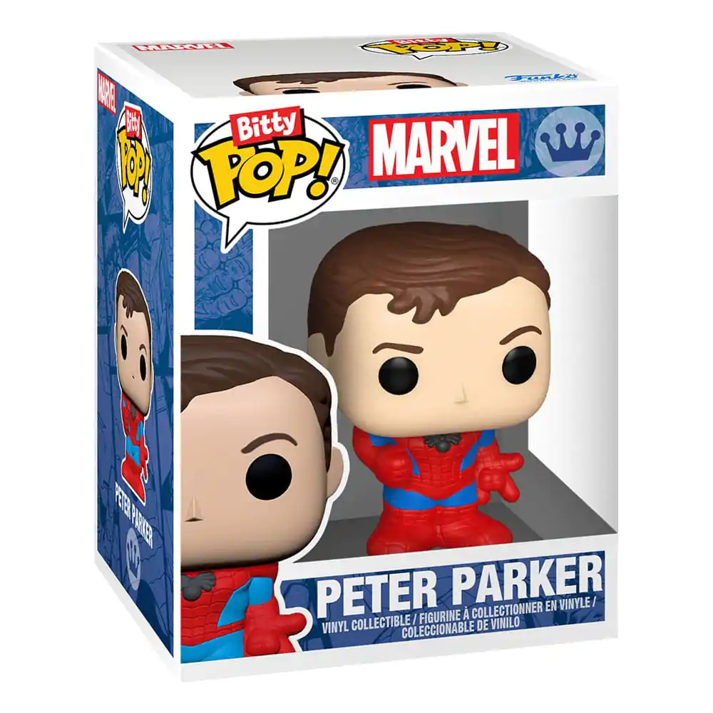 Bitty Funko POP Marvel Spider-Man vinylová figúrka 4-balenie Parker Split produktová fotografia