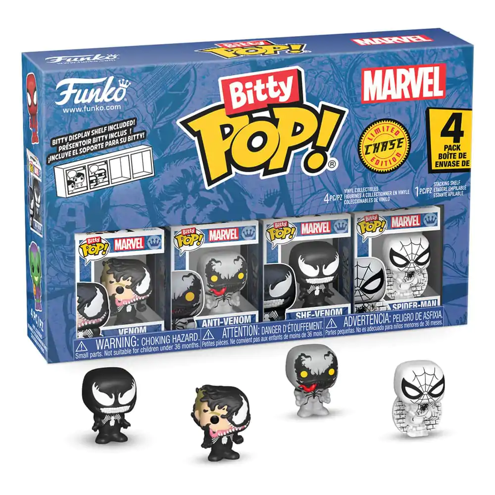 Bitty Funko POP Marvel Spider-Man Vinylová Figúrka 4-balenie Venom produktová fotografia