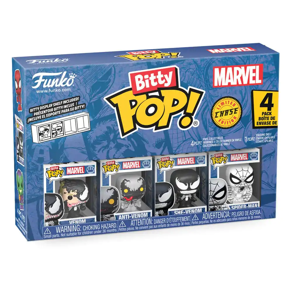 Bitty Funko POP Marvel Spider-Man Vinylová Figúrka 4-balenie Venom produktová fotografia