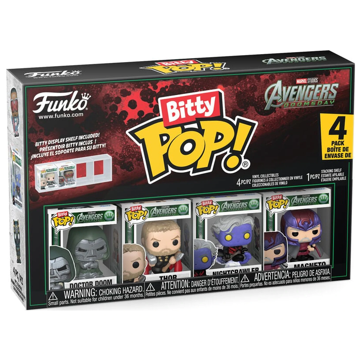 Bitty Funko POP Marvel Studios Avengers sada 4 figúrok Doomsday produktová fotografia