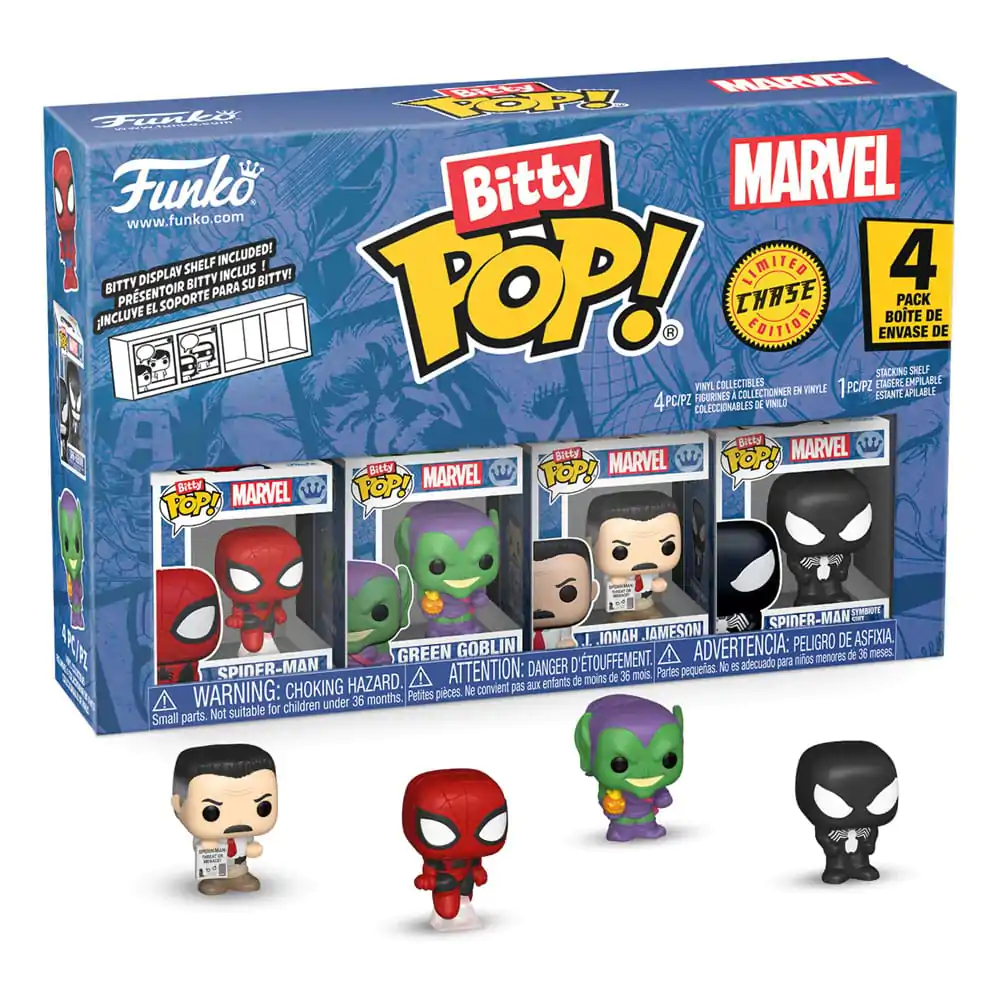 Bitty Funko POP Marvel Vinyl Figure 4-Pack Spider-Man produktová fotografia