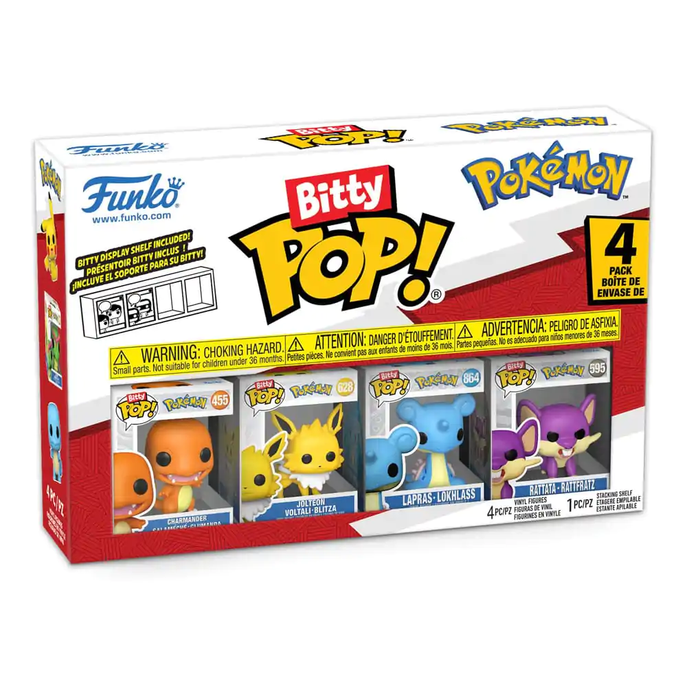 Bitty Funko POP Pokemon Vinyl figúrka 4-balenie Charmander produktová fotografia