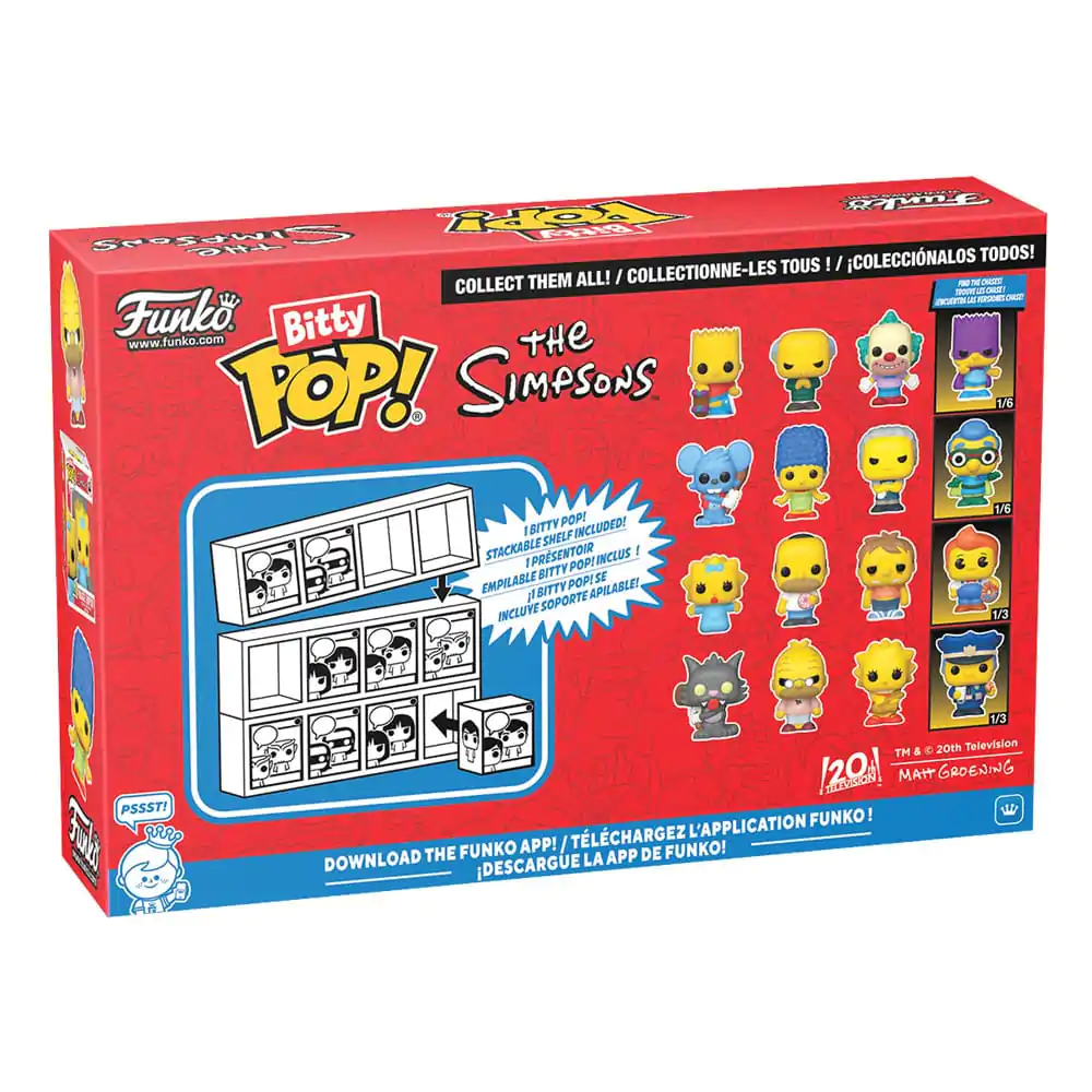 Bitty Funko POP The Simpsons Vinyl Figúrka 4-Pack Bart produktová fotografia
