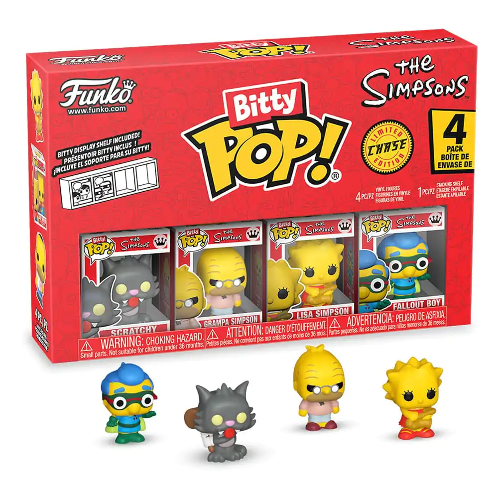 Bitty Funko POP The Simpsons Vinyl figúrka 4-balenie Scratchy produktová fotografia
