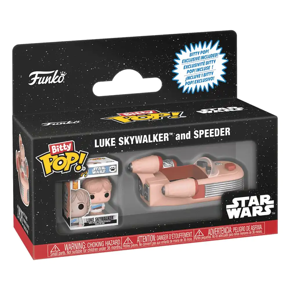 Bitty Pop figúrka Rides Star Wars Luke Skywalker a Speeder produktová fotografia