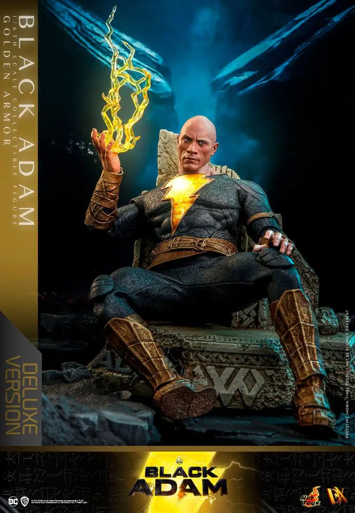 6 cm-es akčná figúrka 1:6 Black Adam DX Black Adam (Golden Armor) Deluxe verzia termékfotó