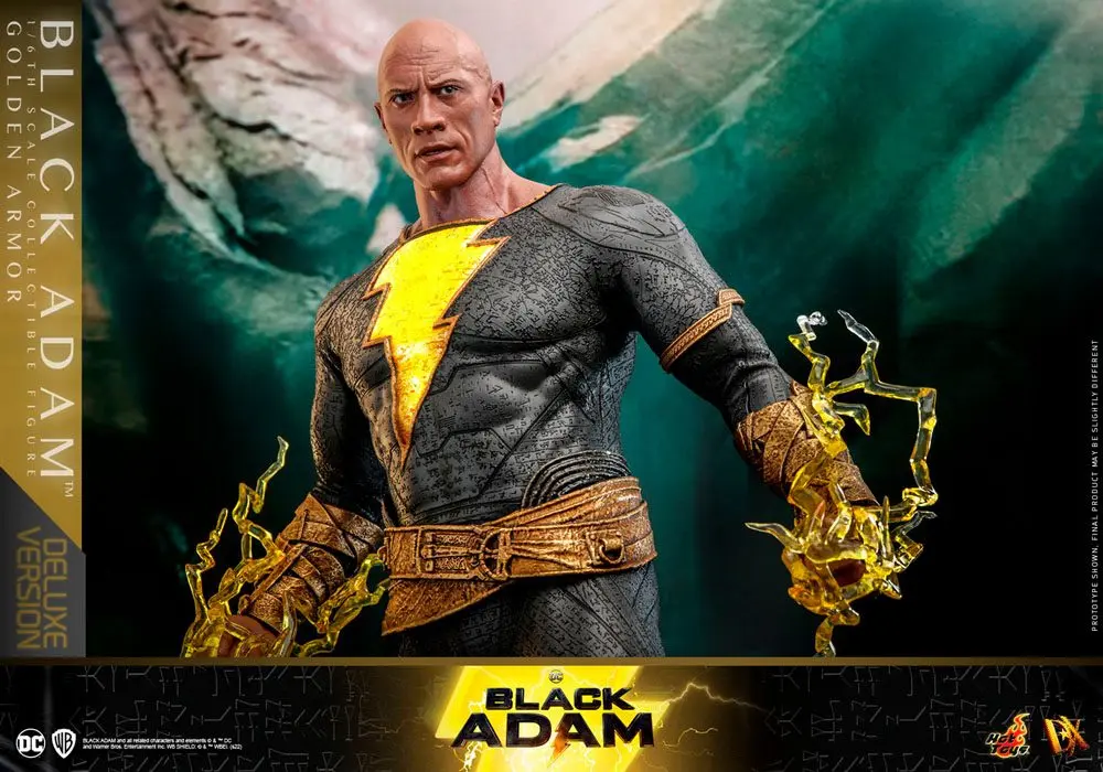 6 cm-es akčná figúrka 1:6 Black Adam DX Black Adam (Golden Armor) Deluxe verzia termékfotó