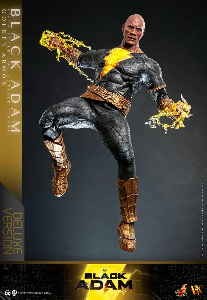 6 cm-es akčná figúrka 1:6 Black Adam DX Black Adam (Golden Armor) Deluxe verzia termékfotó