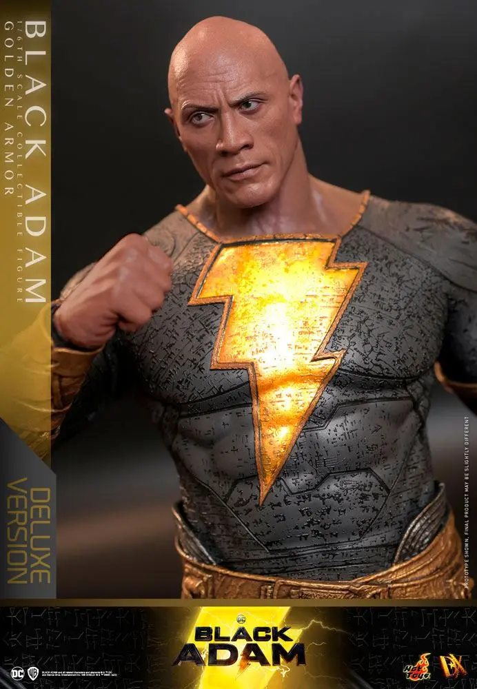 6 cm-es akčná figúrka 1:6 Black Adam DX Black Adam (Golden Armor) Deluxe verzia termékfotó