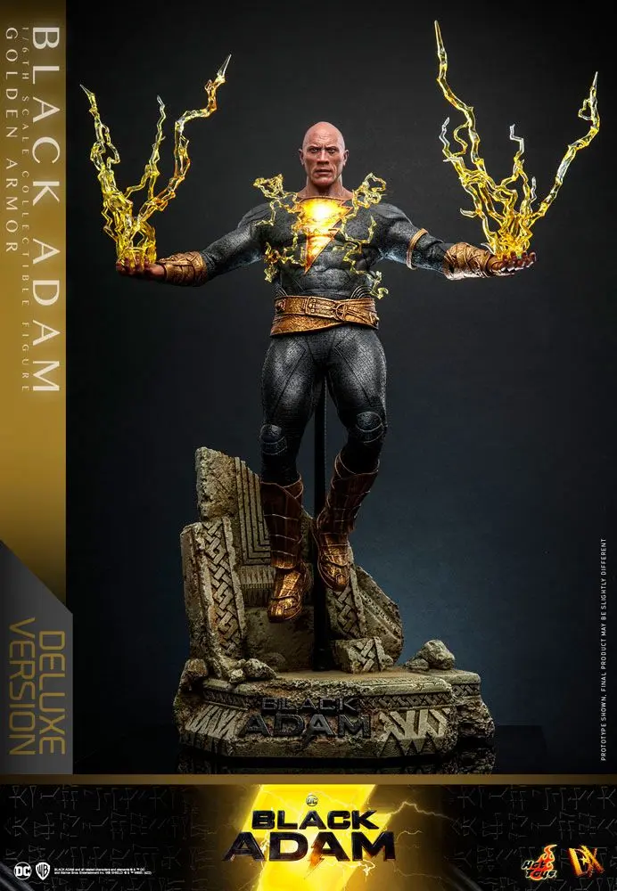 6 cm-es akčná figúrka 1:6 Black Adam DX Black Adam (Golden Armor) Deluxe verzia termékfotó