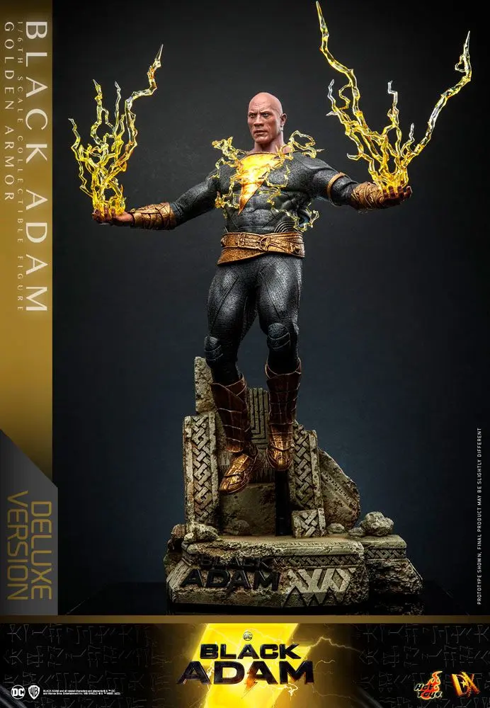 6 cm-es akčná figúrka 1:6 Black Adam DX Black Adam (Golden Armor) Deluxe verzia termékfotó