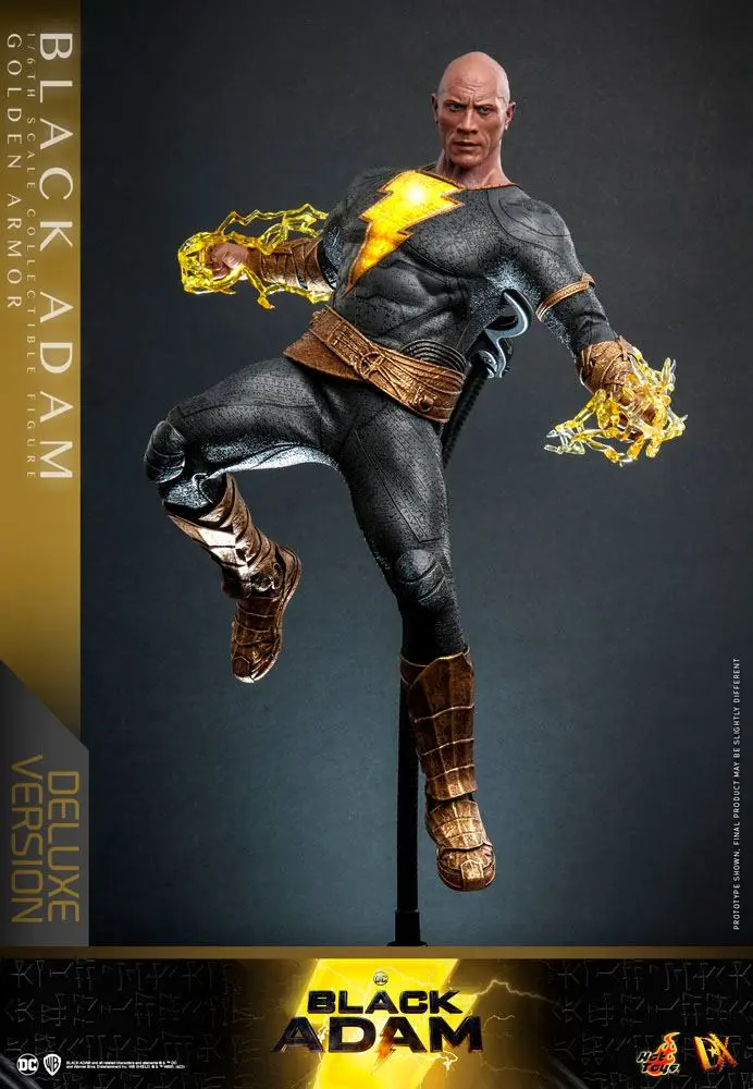 6 cm-es akčná figúrka 1:6 Black Adam DX Black Adam (Golden Armor) Deluxe verzia termékfotó