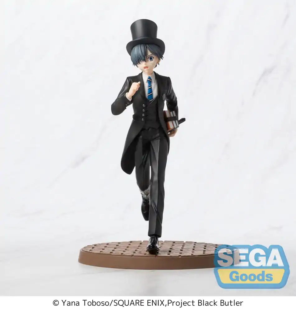Black Butler: Boarding School Arc Luminasta PVC socha Ciel Phantomhive 22 cm produktová fotografia