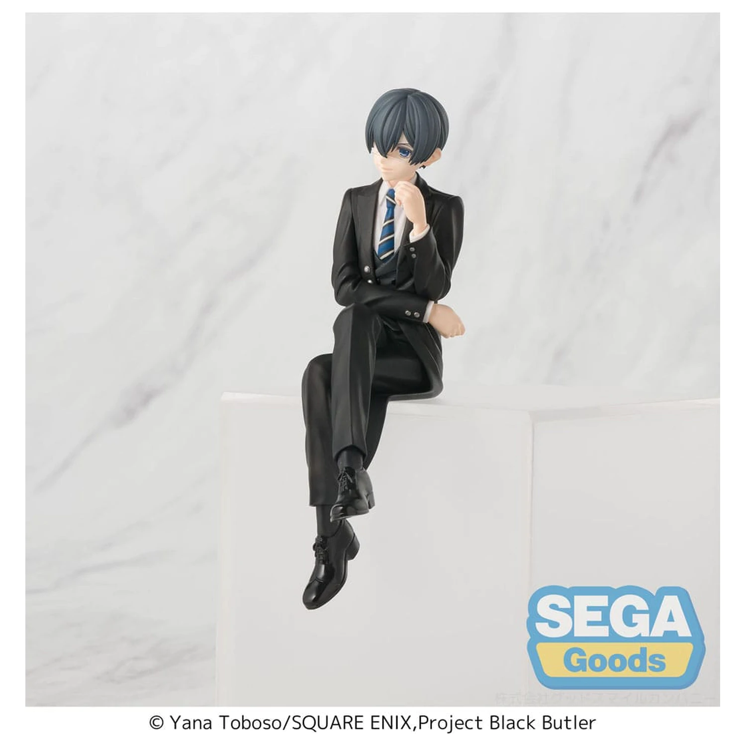 Black Butler: Boarding School Arc PM Perching PVC Socha Ciel Phantomhive 14 cm produktová fotografia