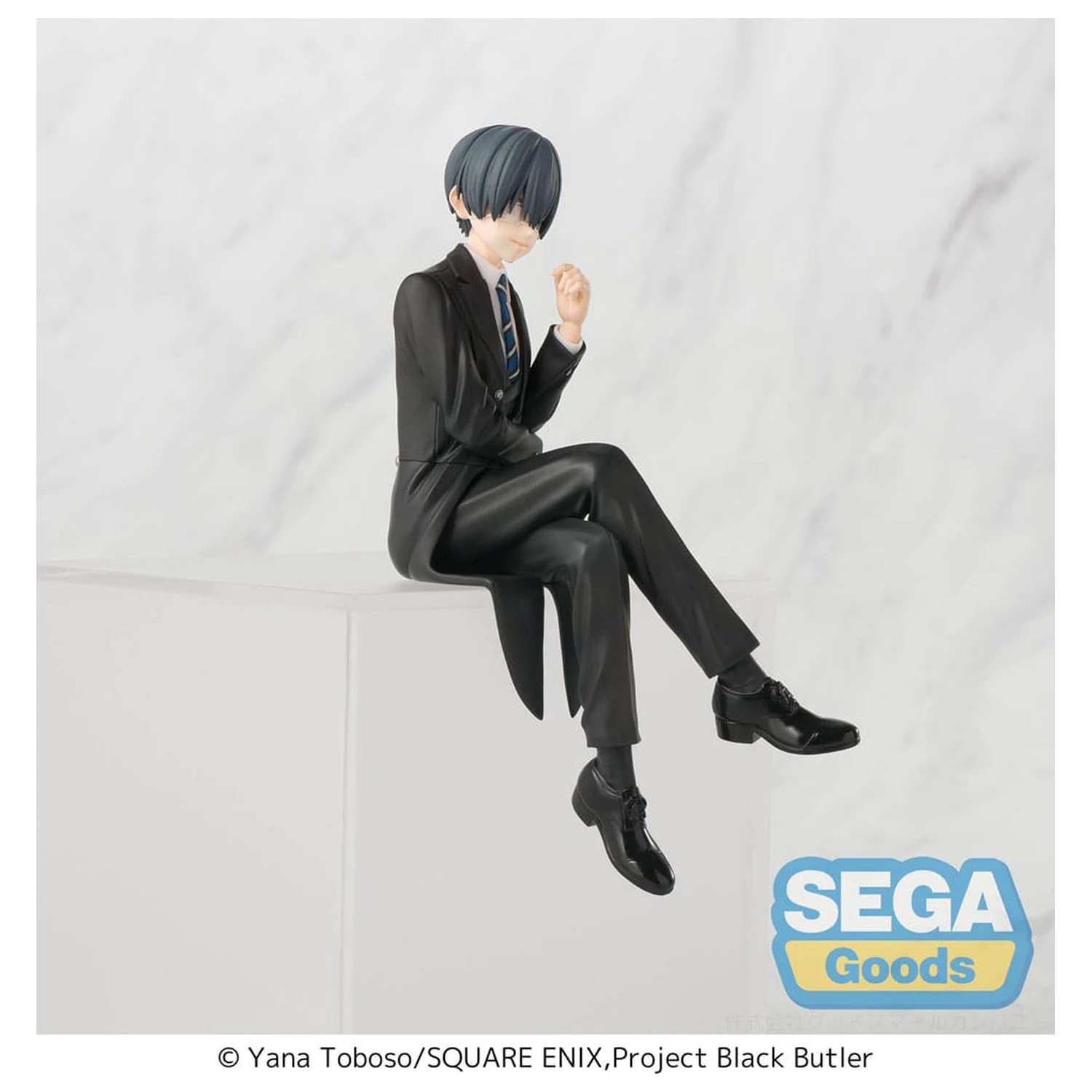 Black Butler: Boarding School Arc PM Perching PVC Socha Ciel Phantomhive 14 cm produktová fotografia