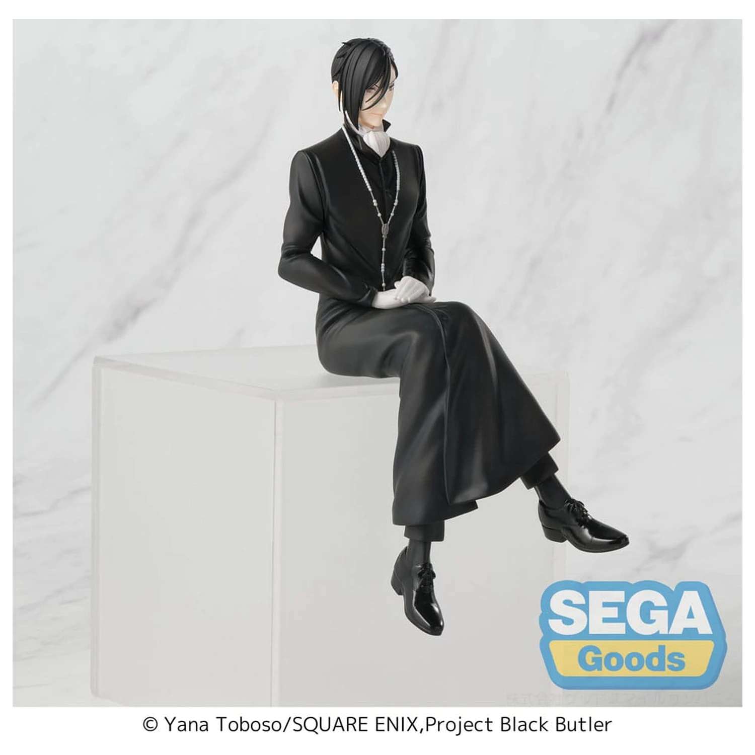 Black Butler: Boarding School Arc PM Perching PVC Socha Sebastian Michaelis 16 cm produktová fotografia