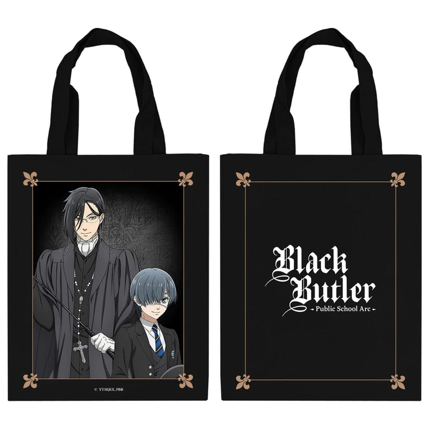 Black Butler Tote Bag Ciel & Sebastian produktová fotografia