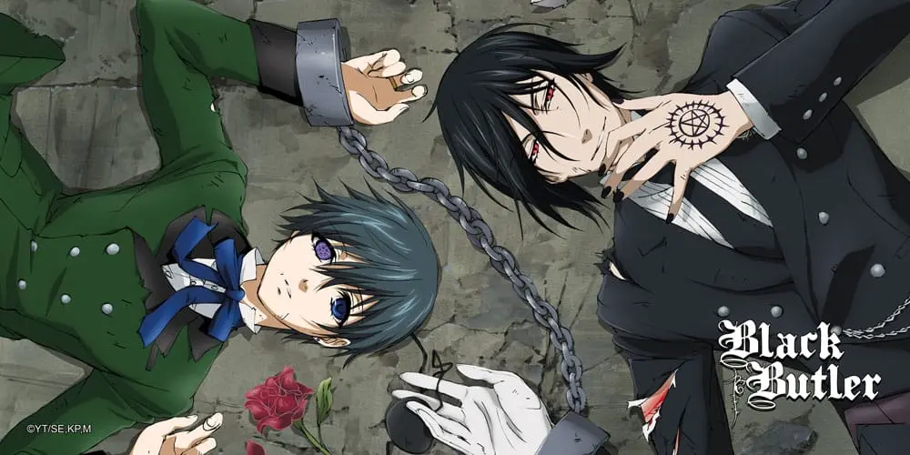 Black Butler XXL Podložka pod myš Ciel x Sebastian produktová fotografia