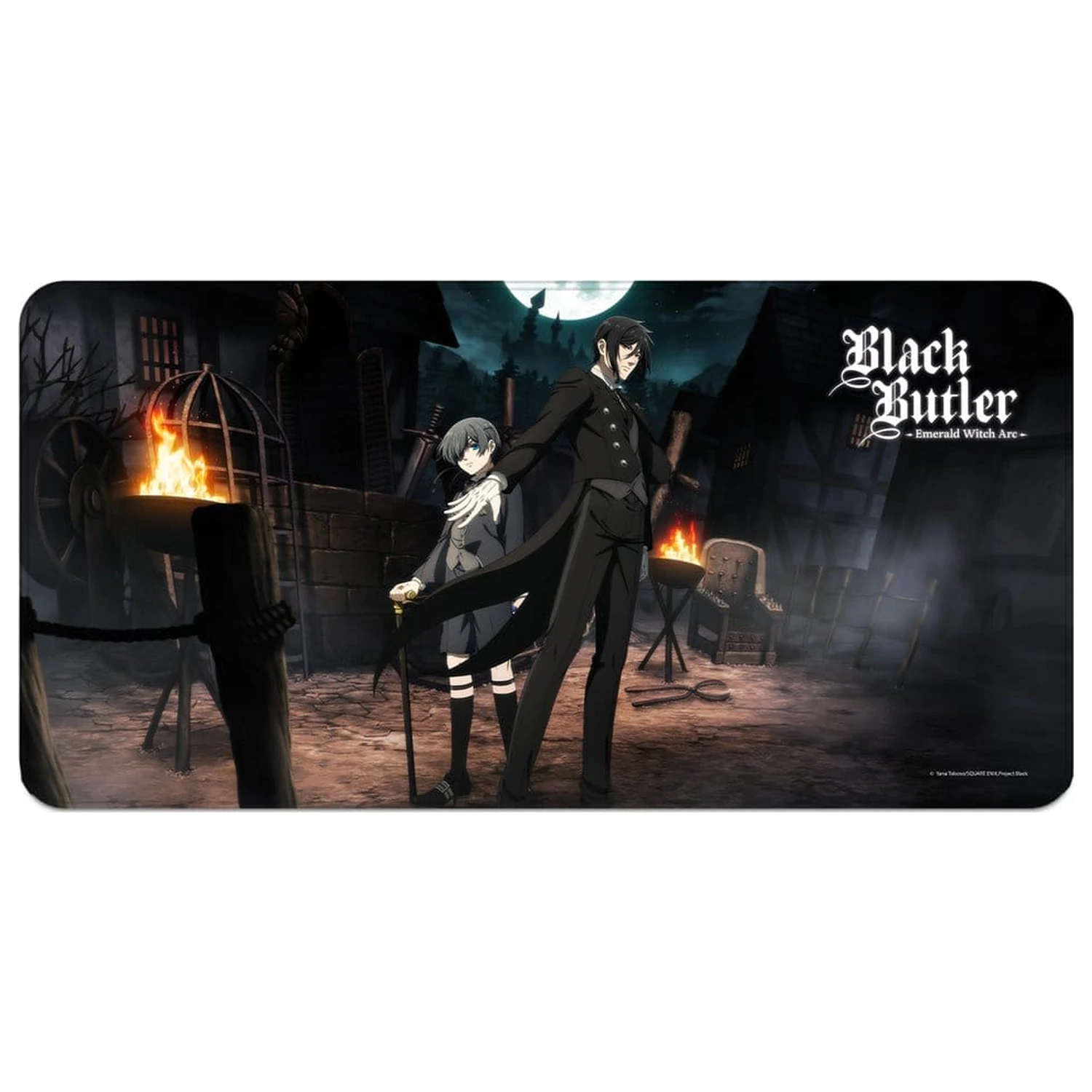 Black Butler: Emerald Witch Arc XXL podložka pod myš Sebastian & Ciel 80 x 40 cm produktová fotografia