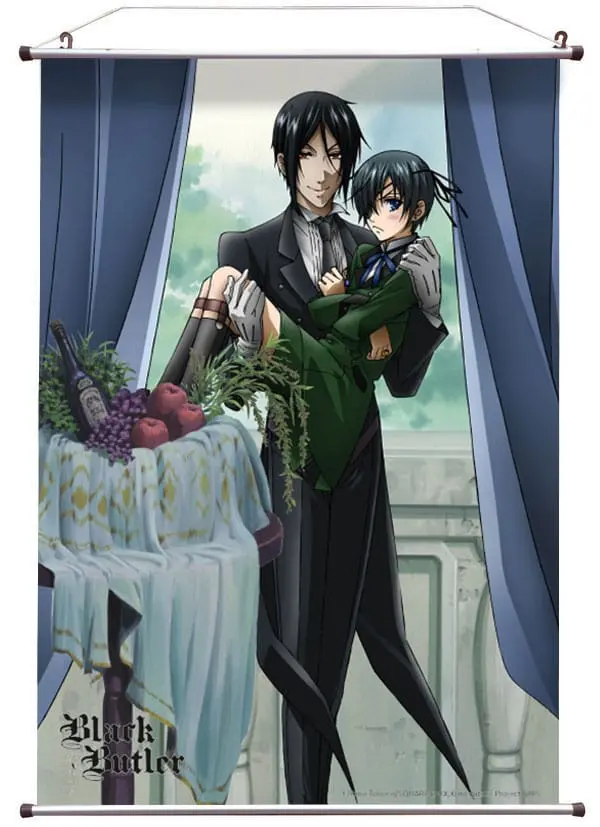 Black Butler Wallscroll Sebastian & Ciel 60 x 90 cm Nástenný zvitok produktová fotografia