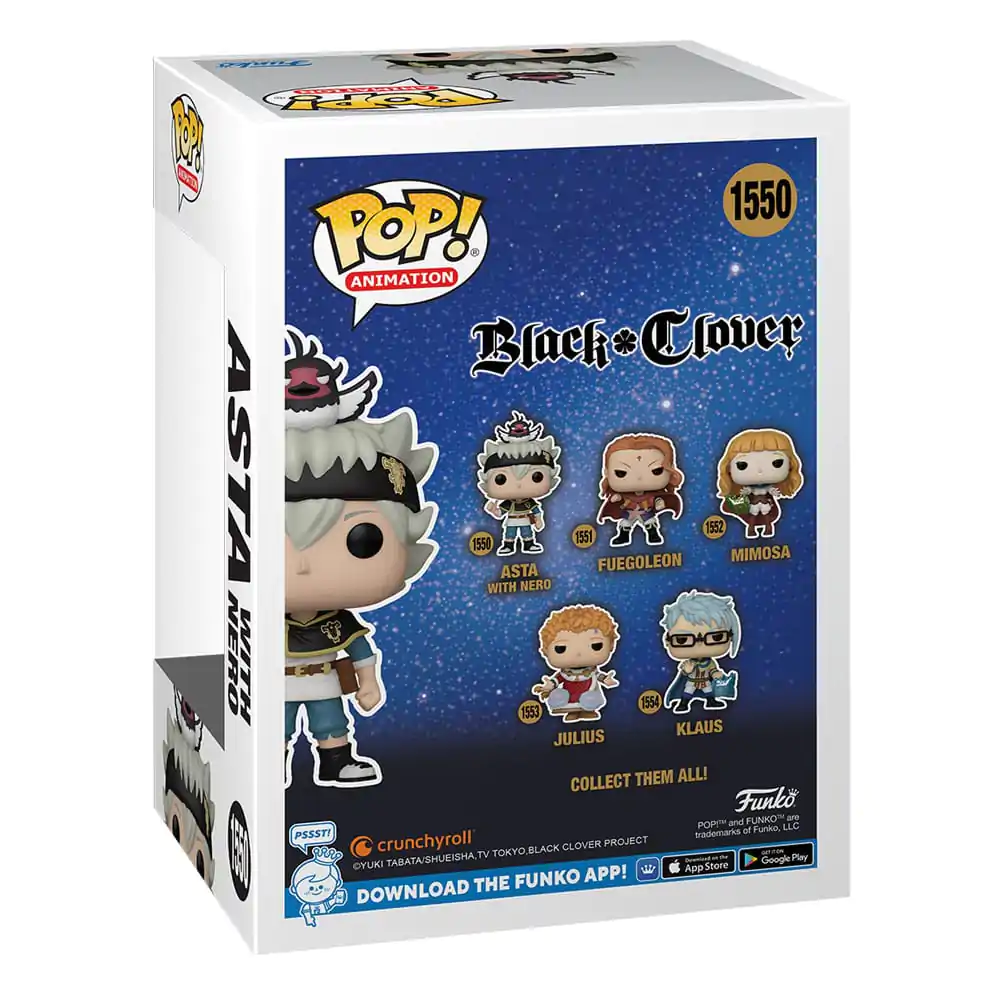 Black Clover POP! Animation Vinyl figúrka Asta w/Nero 9 cm termékfotó