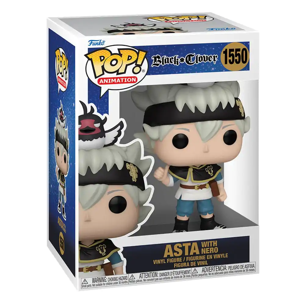 Black Clover POP! Animation Vinyl figúrka Asta w/Nero 9 cm termékfotó