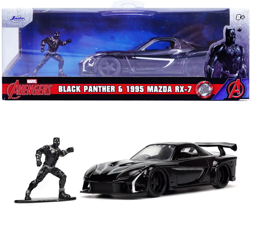 Black Panther Zberateľský model 1/32 Mazda RX-7 produktová fotografia