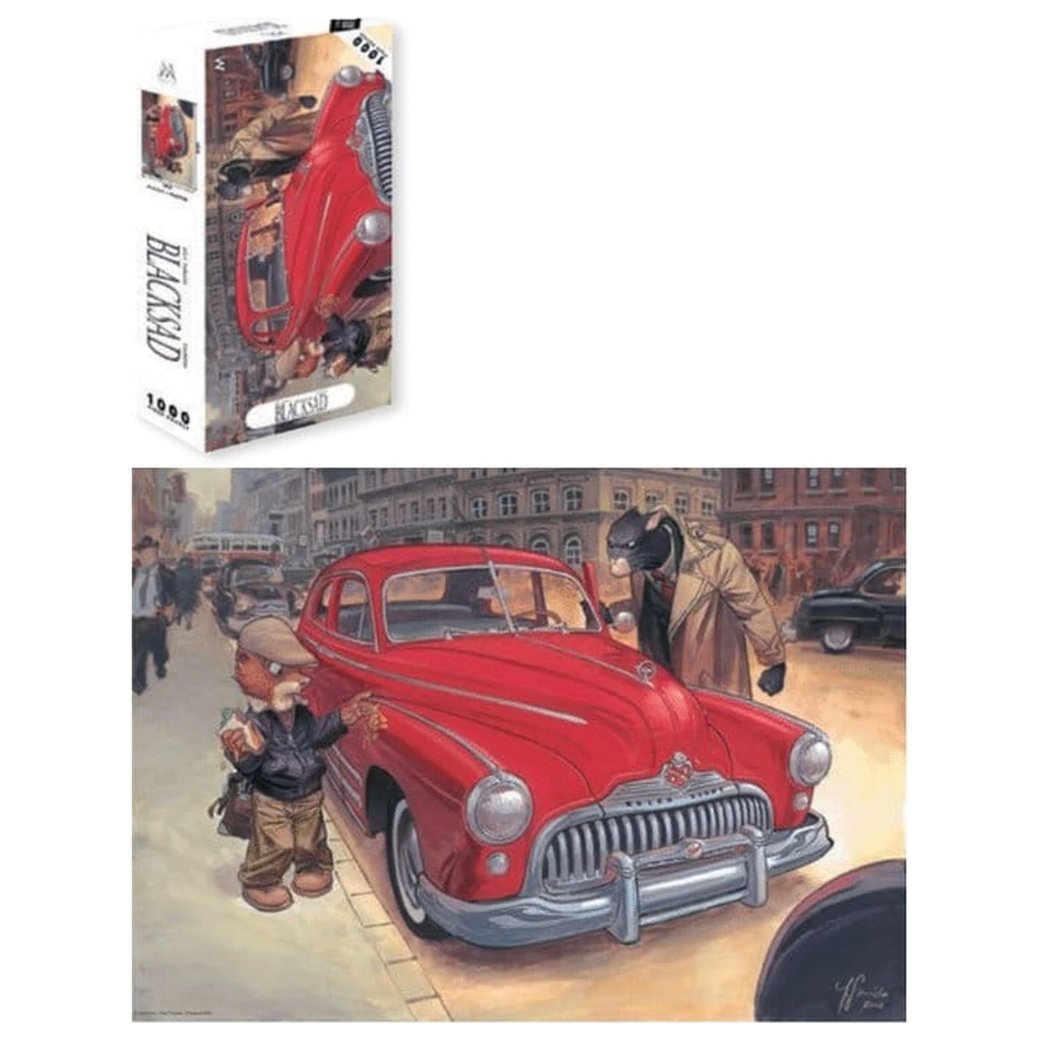 Blacksad 2 puzzle (1000 dielikov) produktová fotografia