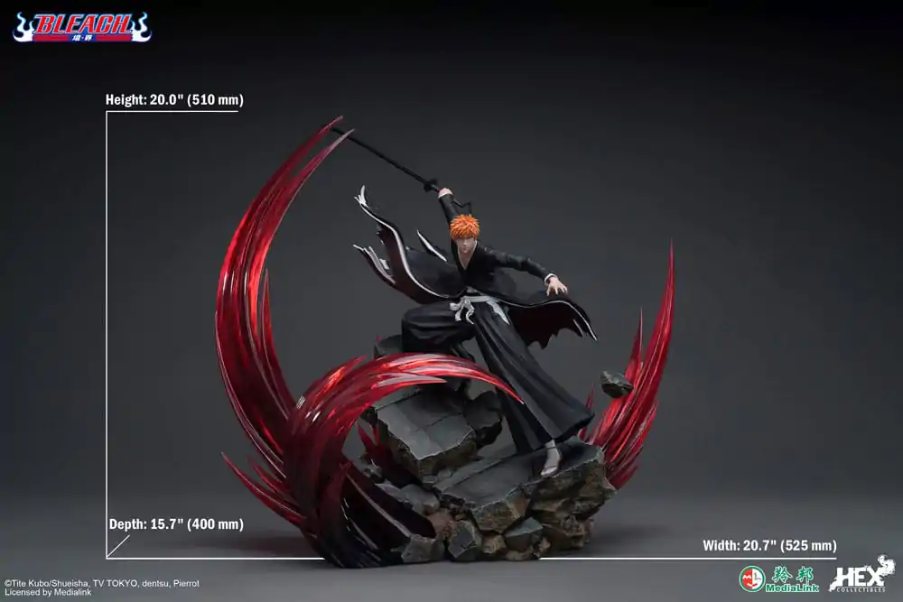 Bleach Elite Dynamic Statue 1/6 Ichigo Kurosaki 51 cm produktová fotografia