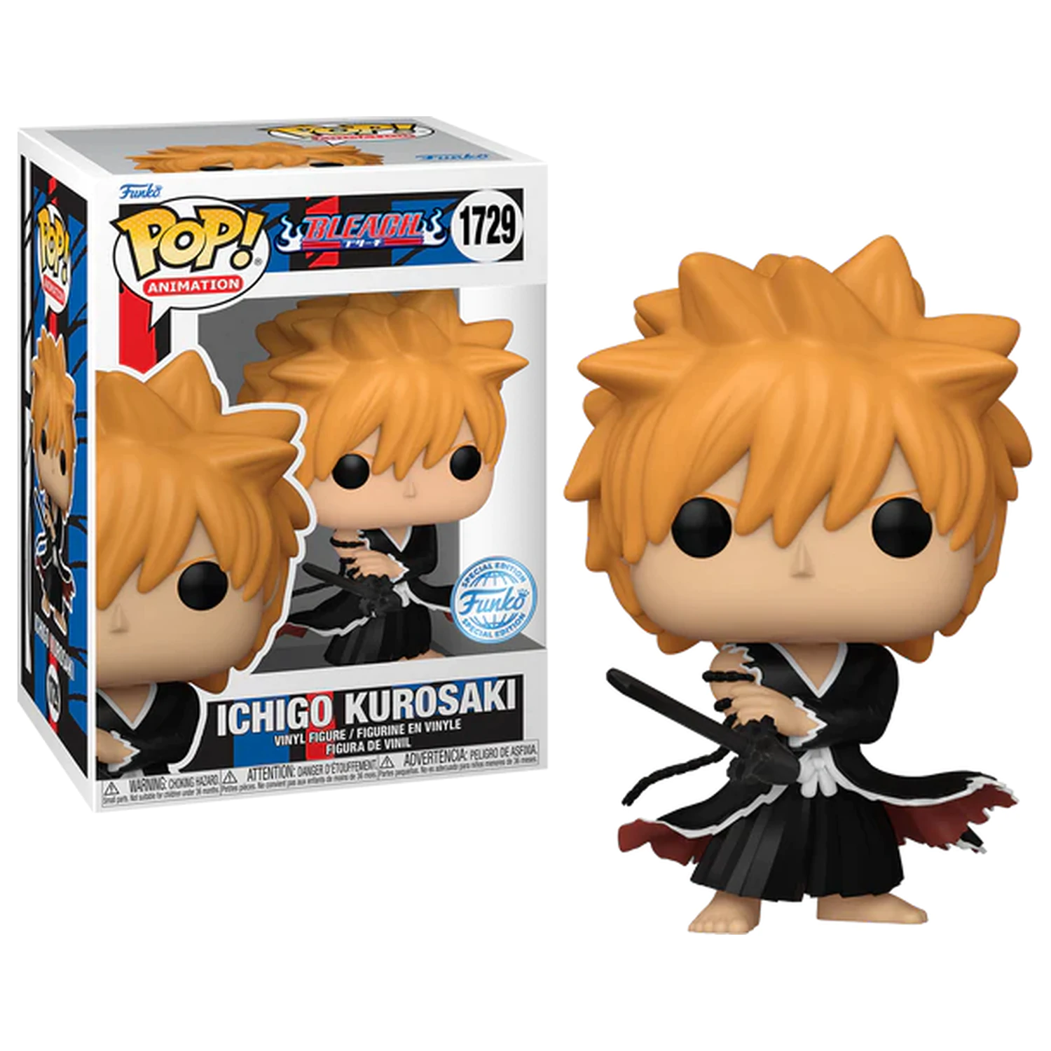 BLEACH Funko POP figúrka Animation Ichigo Kurosaki produktová fotografia