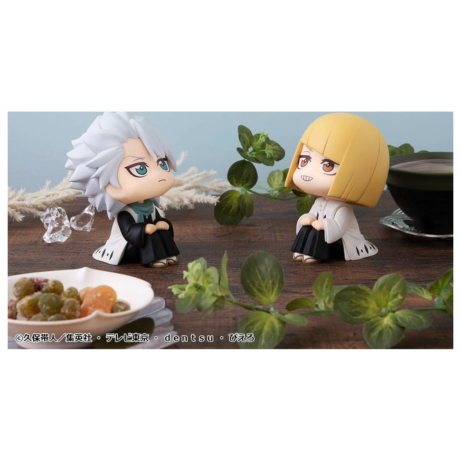 Bleach Look Up PVC figúrky, balenie 2 kusov, Toshiro Hitsugaya & Shinji Hirako, 11 cm (s darčekom) produktová fotografia