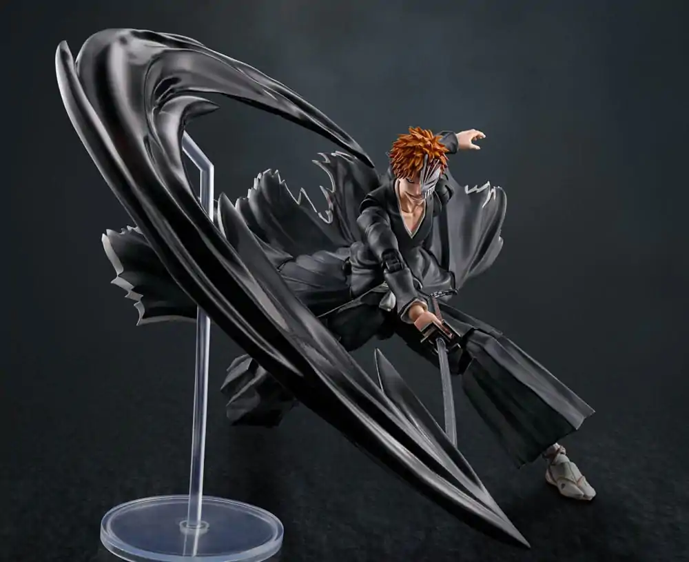 Bleach S.H. Figuarts akčná figúrka Ichigo Kurosaki Getsugatensho 15 cm produktová fotografia