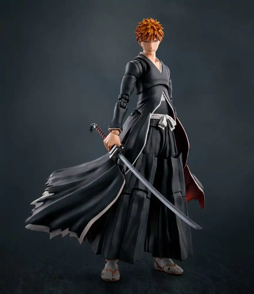 Bleach S.H. Figuarts akčná figúrka Ichigo Kurosaki Getsugatensho 15 cm produktová fotografia