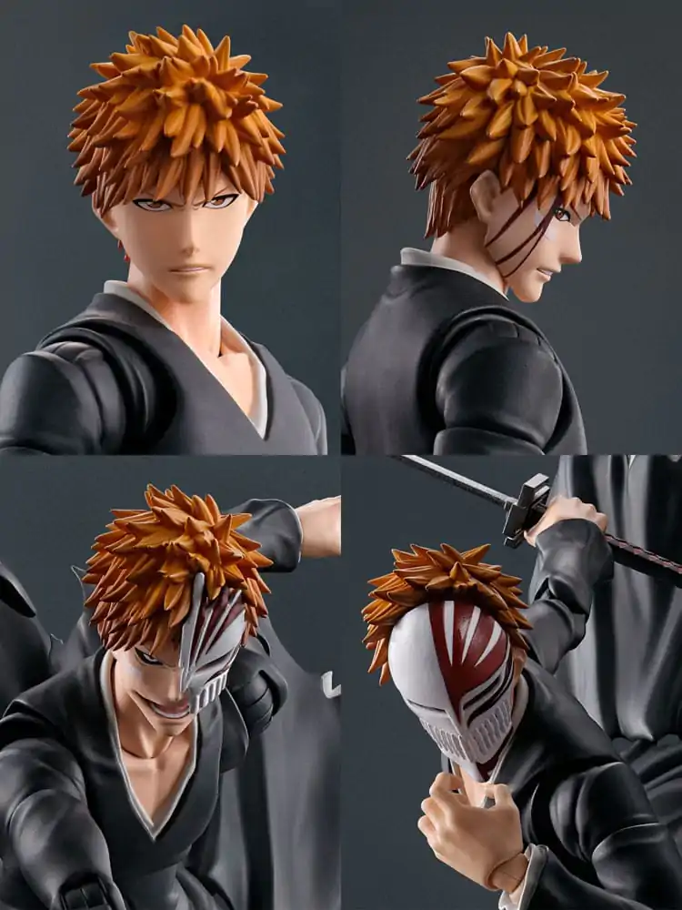 Bleach S.H. Figuarts akčná figúrka Ichigo Kurosaki Getsugatensho 15 cm produktová fotografia