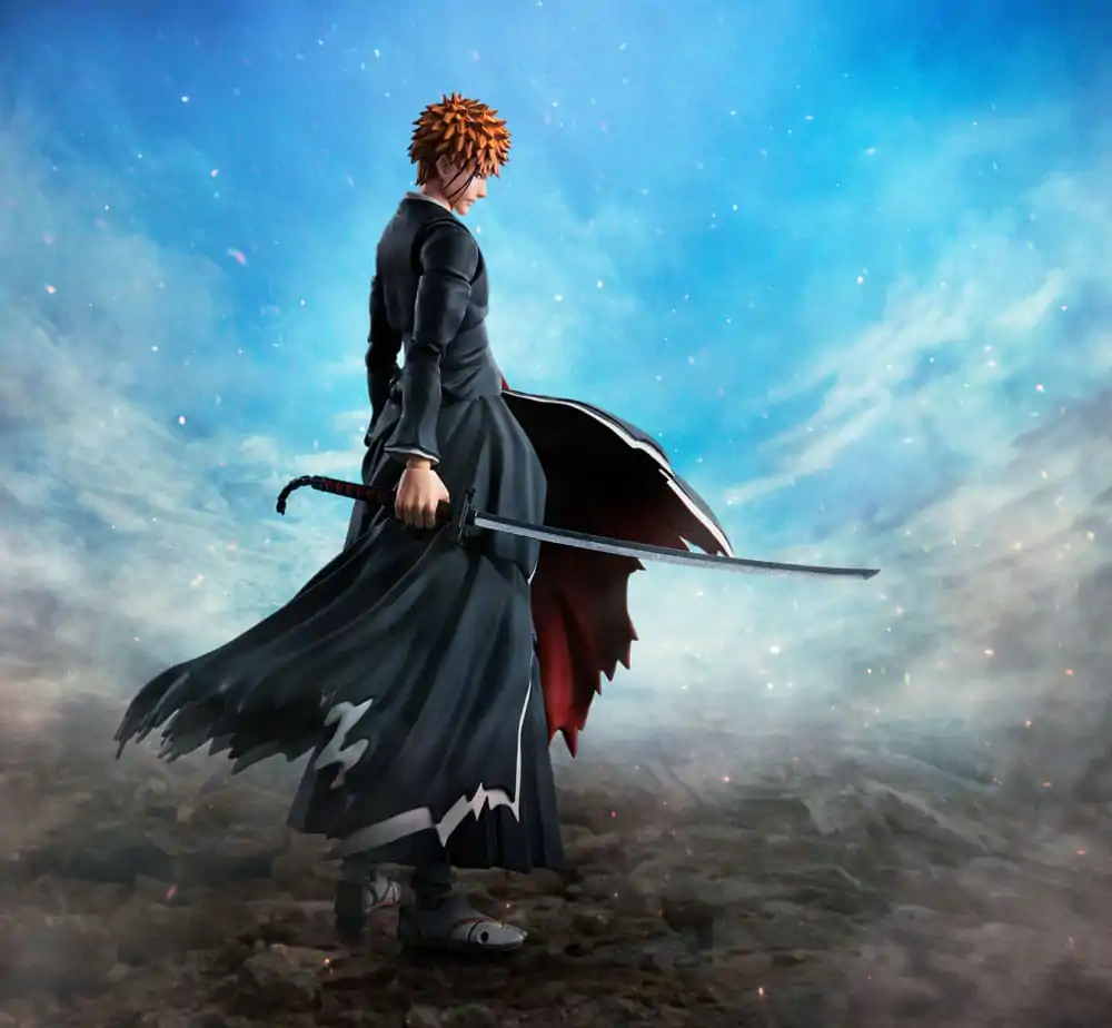 Bleach S.H. Figuarts akčná figúrka Ichigo Kurosaki Getsugatensho 15 cm produktová fotografia