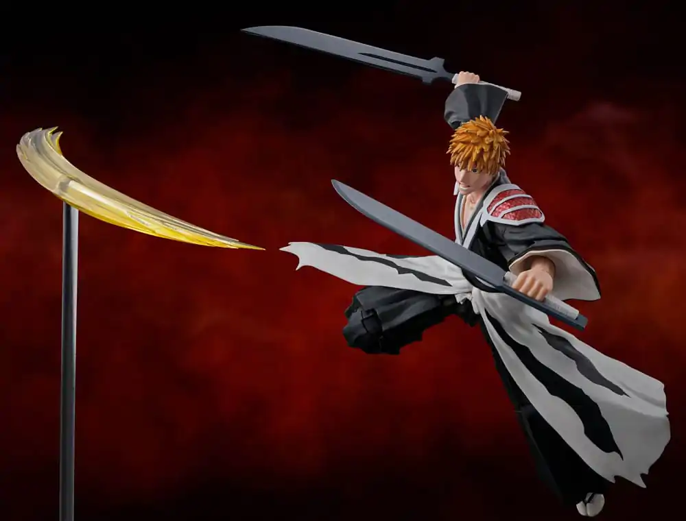 Bleach: Thousand-Year Blood War S.H. Figuarts akčná figúrka Ichigo Kurosaki Dual Zangetsu 16 cm termékfotó