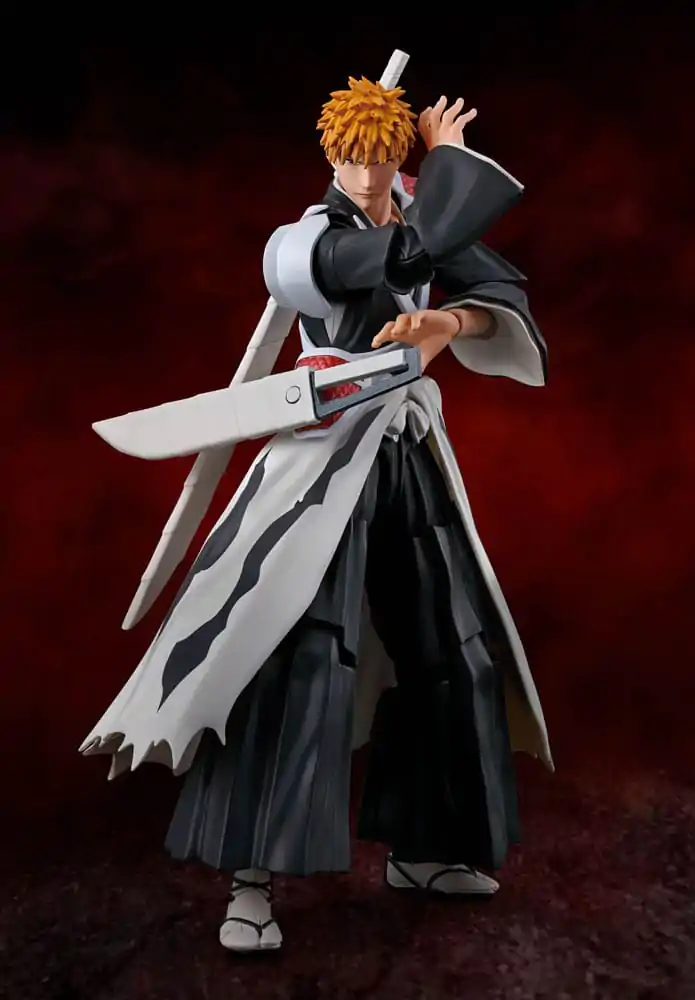 Bleach: Thousand-Year Blood War S.H. Figuarts akčná figúrka Ichigo Kurosaki Dual Zangetsu 16 cm termékfotó