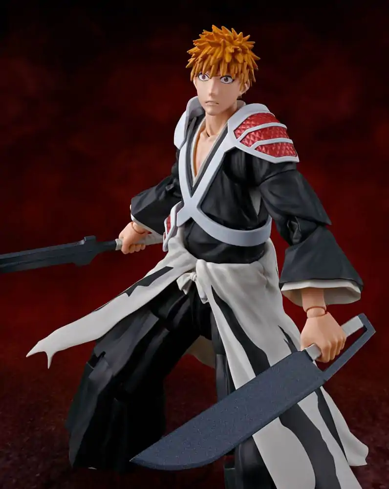 Bleach: Thousand-Year Blood War S.H. Figuarts akčná figúrka Ichigo Kurosaki Dual Zangetsu 16 cm termékfotó